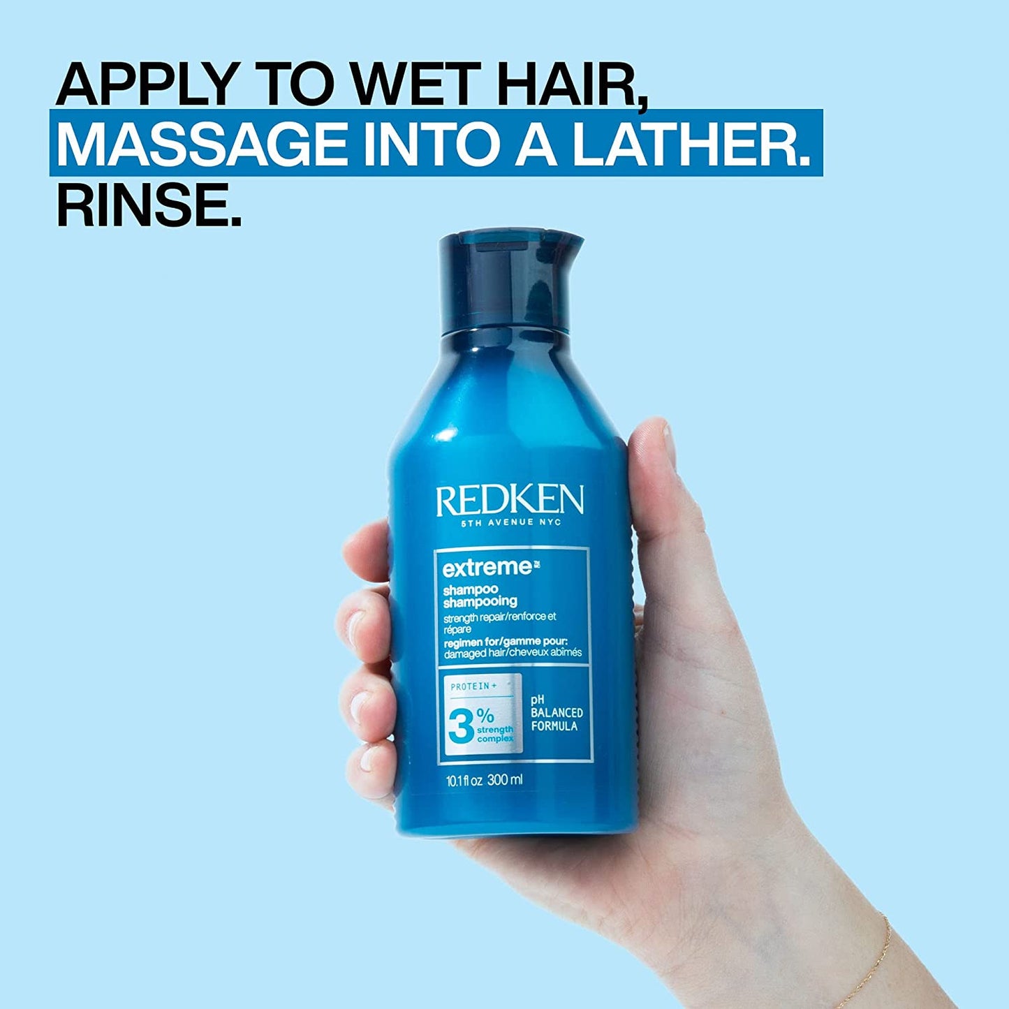 Extreme Shampoo and Conditioner, for Damaged Hair, Repairs Strength & Adds Flexibility