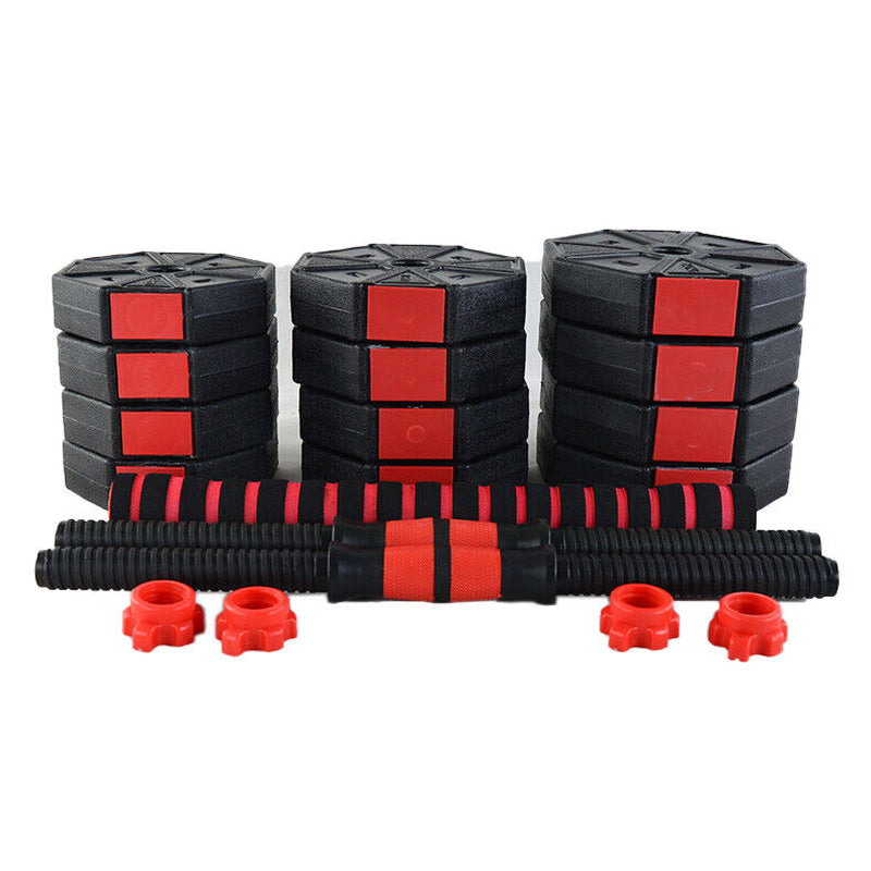 Exersci Premium 20Kg/30Kg/40Kg Adjustable Dumbbell & Barbell Set