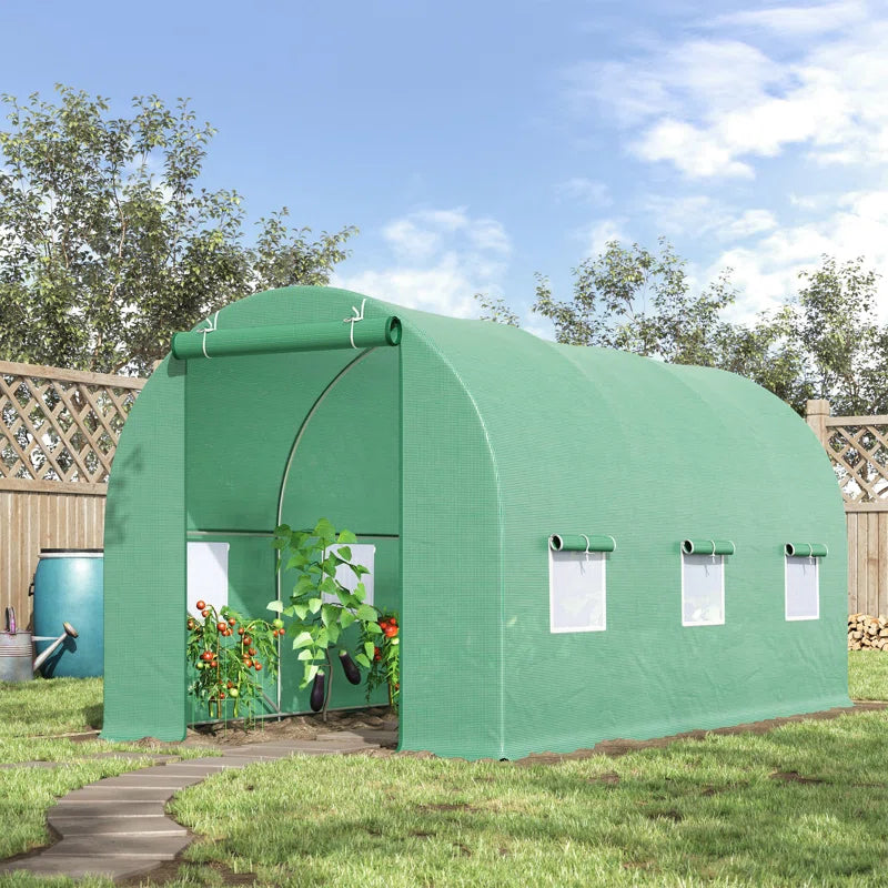 Annoeska 14.6 Ft W X 6.2 Ft D Greenhouse