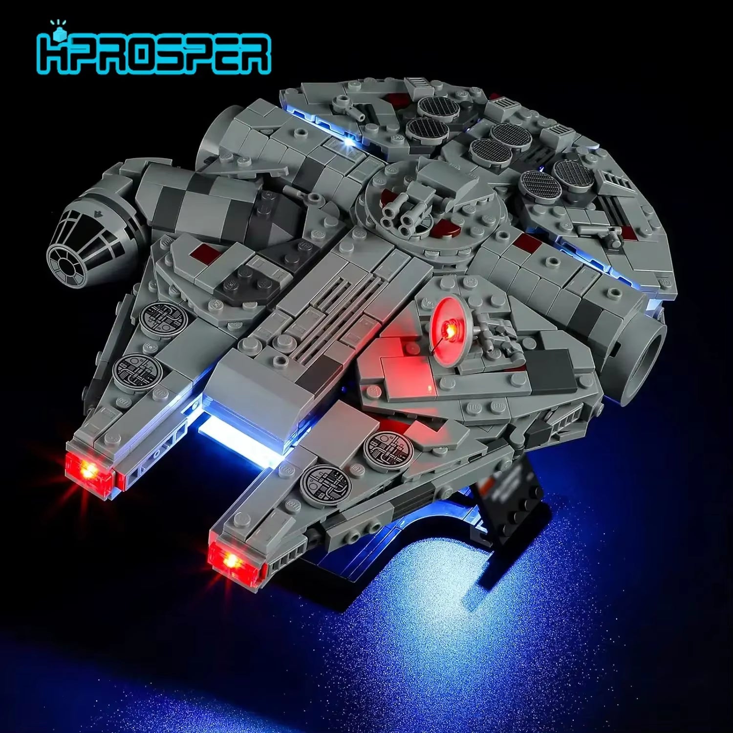 5V LED Lighting (No Model) for LEGO 75375 Star Wars Millennium Falcon Light up Your Building Blocks with Battery Box