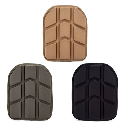 Tactical Vest Padding - Front & Back Shock-Absorbing EVA Pads, Breathable Mesh Anti-Chafing, Moisture, Durable for Hunting