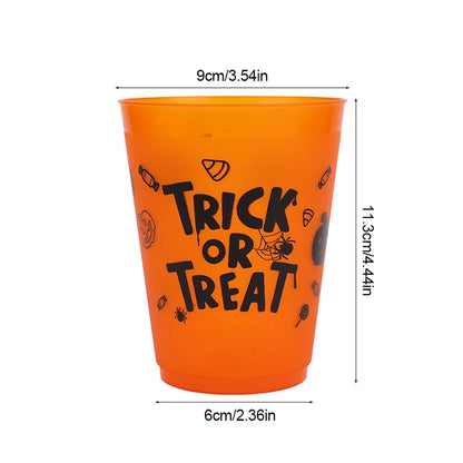 8-24Pcs Halloween Drinking Cups Boo Skull Plastic Juice Cocktail Cup for Halloween Party Home Table Decoration Supplies