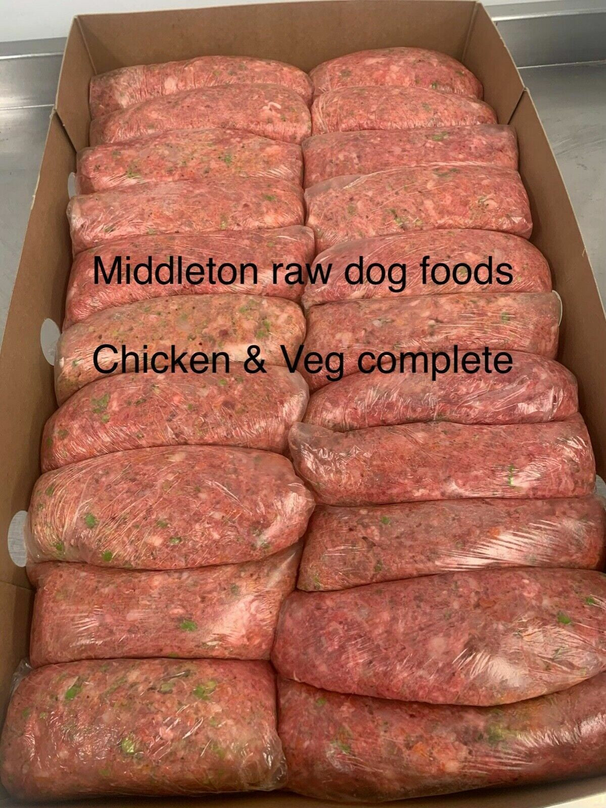 Variety Box Frozen Dog Food 24X 500G Bags 12Kg Box. BARF RAW DIET Delivered