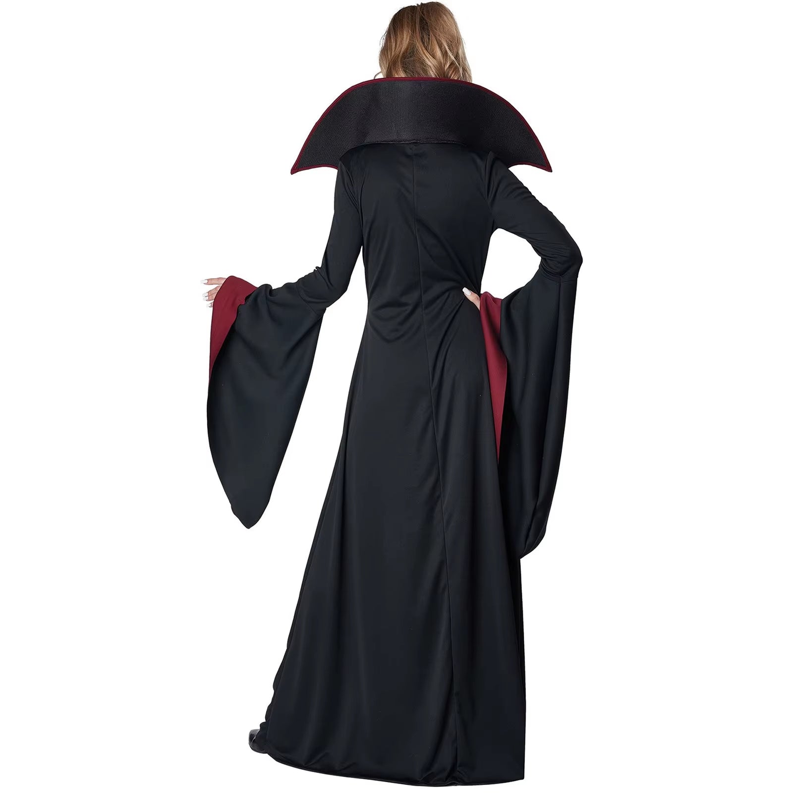 Halloween Costume Adult Woman Queen Dress Witch Easter Demon Vampire Bride Death Witch Cosplay Costumes Retro Court Dresses 코스프레