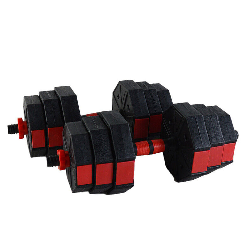 Exersci Premium 20Kg/30Kg/40Kg Adjustable Dumbbell & Barbell Set