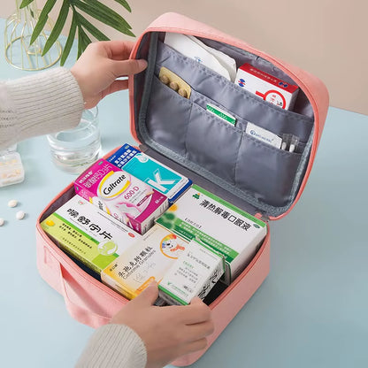 Medical Bag Convenient Portable Medicine Box Organizer Outdoor Medicine Medical Storage Firstaid Kit Home Waterproof Storage Bag