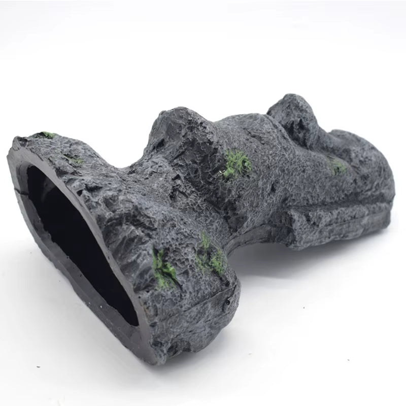 Easter Island Stone Statue Resin Ornament Fish Tank Aquarium Decoration Gnome Terrarium Reptile Tank Artificial Stone Home Decor