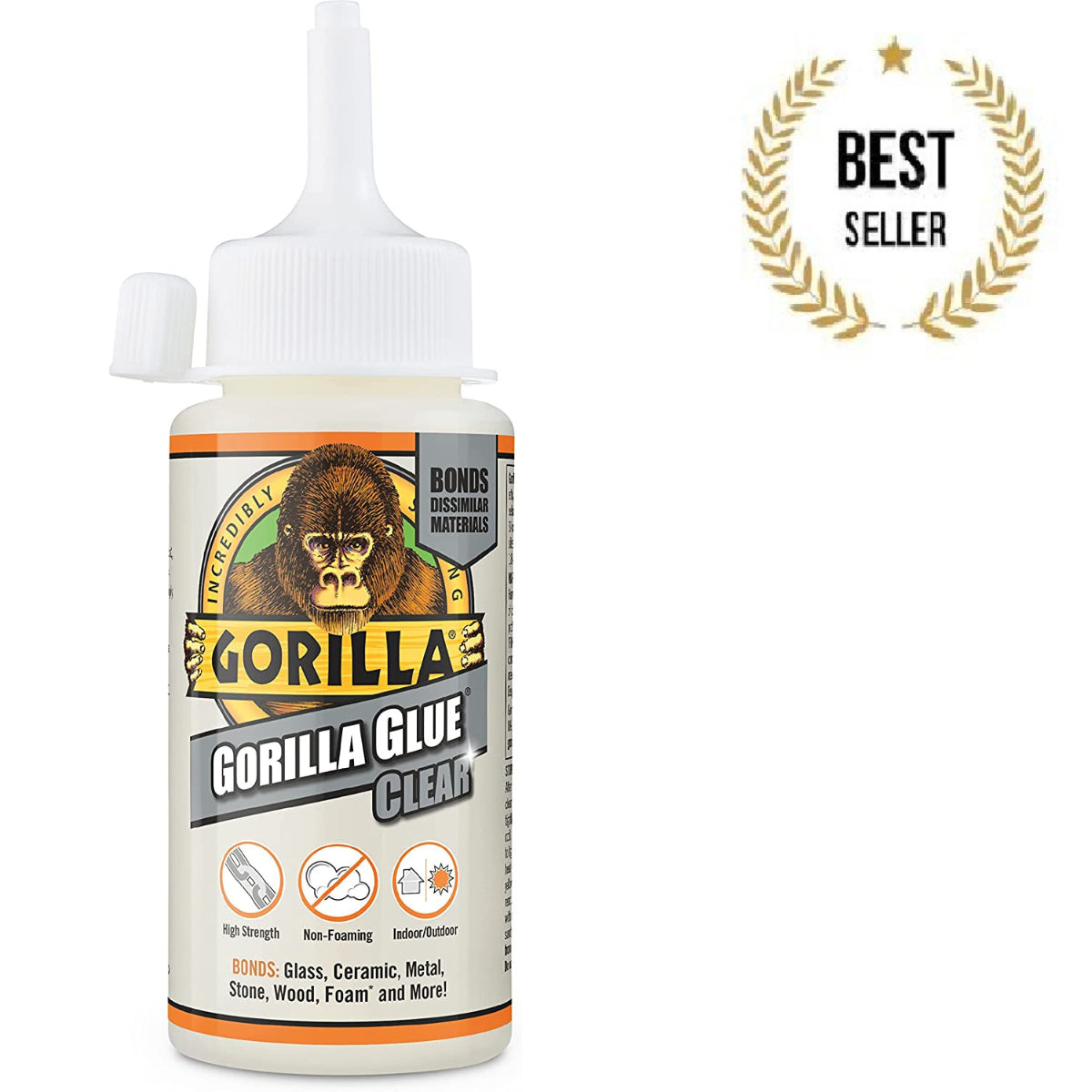 Gorilla Super Glue Gel Liquid Brush Nozzle Tube Strong Superglue Impact Adhesive