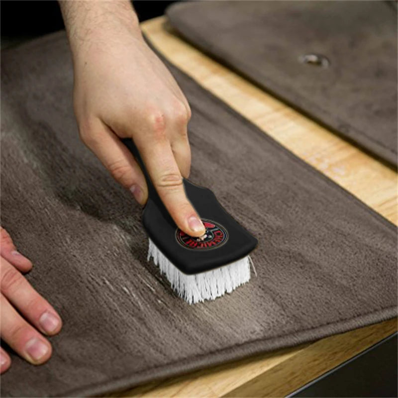 Heavy Duty Nifty Interior Carpet/Upholstery Detailing Brush 3 Colors for Tires,Floor Matt,Fabric and Trunk Liner