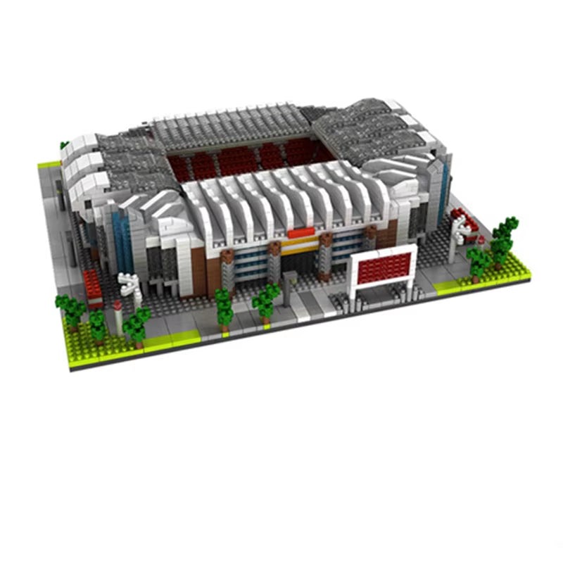 Barcelona Soccer Stadium Micro Blocks Building Sets Mini Bricks Architecture Building Block Toys for Adults Football Field Gift