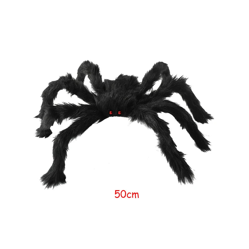 Black White Halloween Spider Web Giant Stretchy Cobweb for Home Bar Haunted House Scary Props Horror Halloween Party Decorations