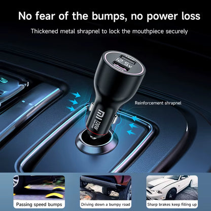 Mi Car Charger 120W 67W 6A Fast Charging Dual-Port USB a for  14 14 Ultra 13 13T 12 Pro Redmi Note A3 POCO Pad 6