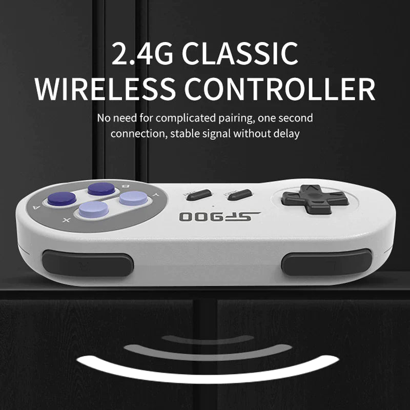 SF900 Retro Game Console HD Video Game Stick with 1500 Games for SNES Wireless Controller 16 Bit Consolas De Videojuegos for NES