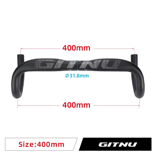 Road Bicycle Handlebar 31.8X380/400/420/440Mm Aluminum Alloy Bicycle Dropbar Bicycle Parts AERODYNAMIC DESIGN