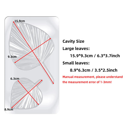 1Pc, Leaf Shape Chocolate Mold - 3D Plastic Candy & Fondant Mold for Dly Cake Decorating -Baking & Kitchen Gadgets