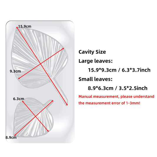 1Pc, Leaf Shape Chocolate Mold - 3D Plastic Candy & Fondant Mold for Dly Cake Decorating -Baking & Kitchen Gadgets
