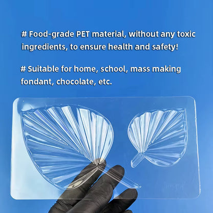 1Pc, Leaf Shape Chocolate Mold - 3D Plastic Candy & Fondant Mold for Dly Cake Decorating -Baking & Kitchen Gadgets