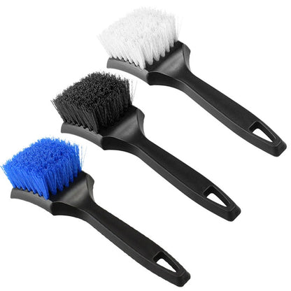 Heavy Duty Nifty Interior Carpet/Upholstery Detailing Brush 3 Colors for Tires,Floor Matt,Fabric and Trunk Liner