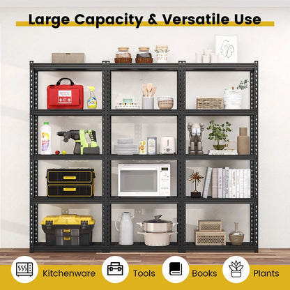 5-Tier Garage Metal Storage Shelves Shelving Unit