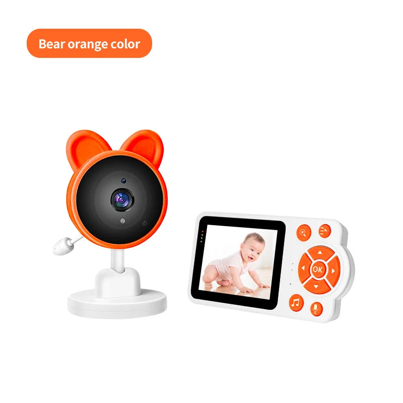 Baby Monitor Two-Way Audio Voice Intercom Infrared Night Vision Baby Camera with Monitor Video Surveillance Security Protection