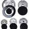 1 Set Cooker Hat Set Stove Lid Upgraded Oven Gas Hob Burner Crown Flame Cap Fits Most Gas Stove Burners Kitchen Accessories