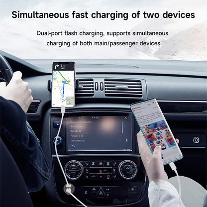 Mi Car Charger 120W 67W 6A Fast Charging Dual-Port USB a for  14 14 Ultra 13 13T 12 Pro Redmi Note A3 POCO Pad 6