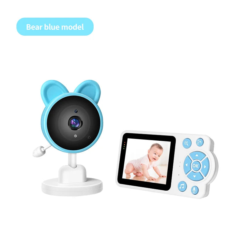 Baby Monitor Two-Way Audio Voice Intercom Infrared Night Vision Baby Camera with Monitor Video Surveillance Security Protection