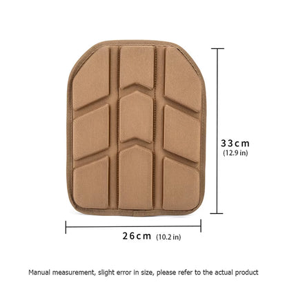 Tactical Vest Padding - Front & Back Shock-Absorbing EVA Pads, Breathable Mesh Anti-Chafing, Moisture, Durable for Hunting