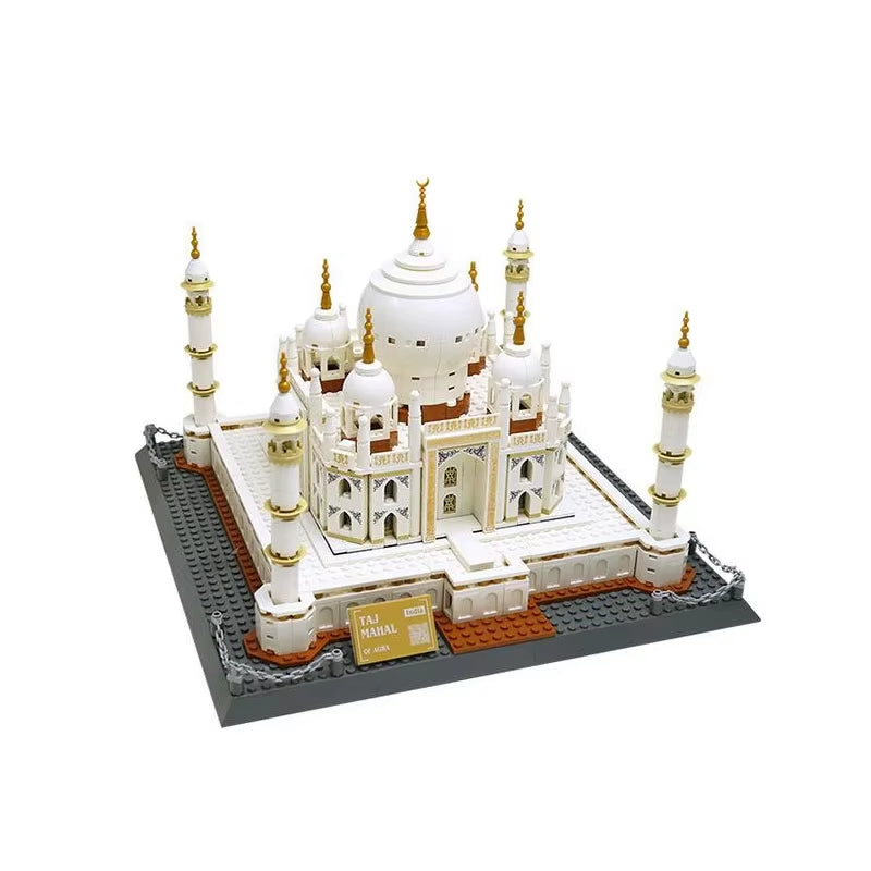 1113Pcs Creative Building Blocks Set World Great Architecture Large Taj Mahal Model Kit Bricks to Kids Toy Compatible with 10189