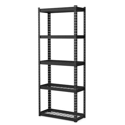 5-Tier Garage Metal Storage Shelves Shelving Unit