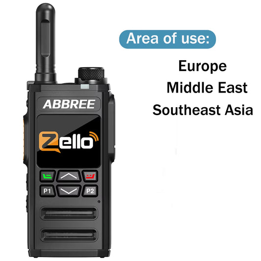 GP-268 Network Walkie Talkie Zello Global POC Radio Wireless Unlimited Distance SIM Card 4G Android Bluetooth Ham Radio