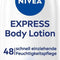 Express Body Lotion (400 Ml), Extra Fast Absorbing Body Lotion 3 in 1 Formula: 48H Care, Smoothness and Naturally Beautiful Skin