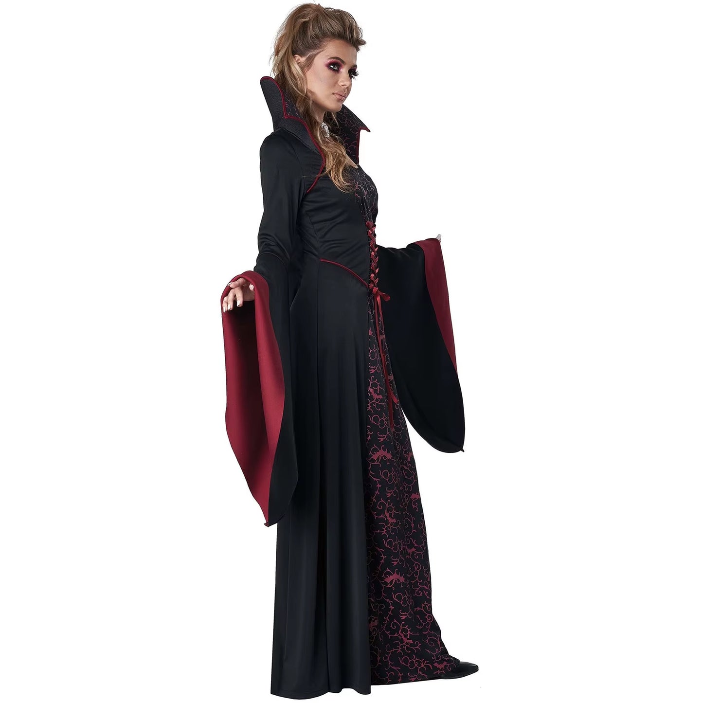Halloween Costume Adult Woman Queen Dress Witch Easter Demon Vampire Bride Death Witch Cosplay Costumes Retro Court Dresses 코스프레
