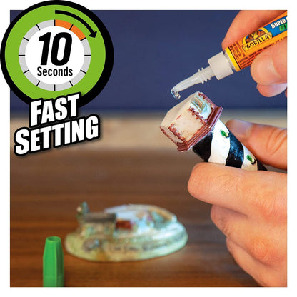 Gorilla Super Glue Gel Liquid Brush Nozzle Tube Strong Superglue Impact Adhesive