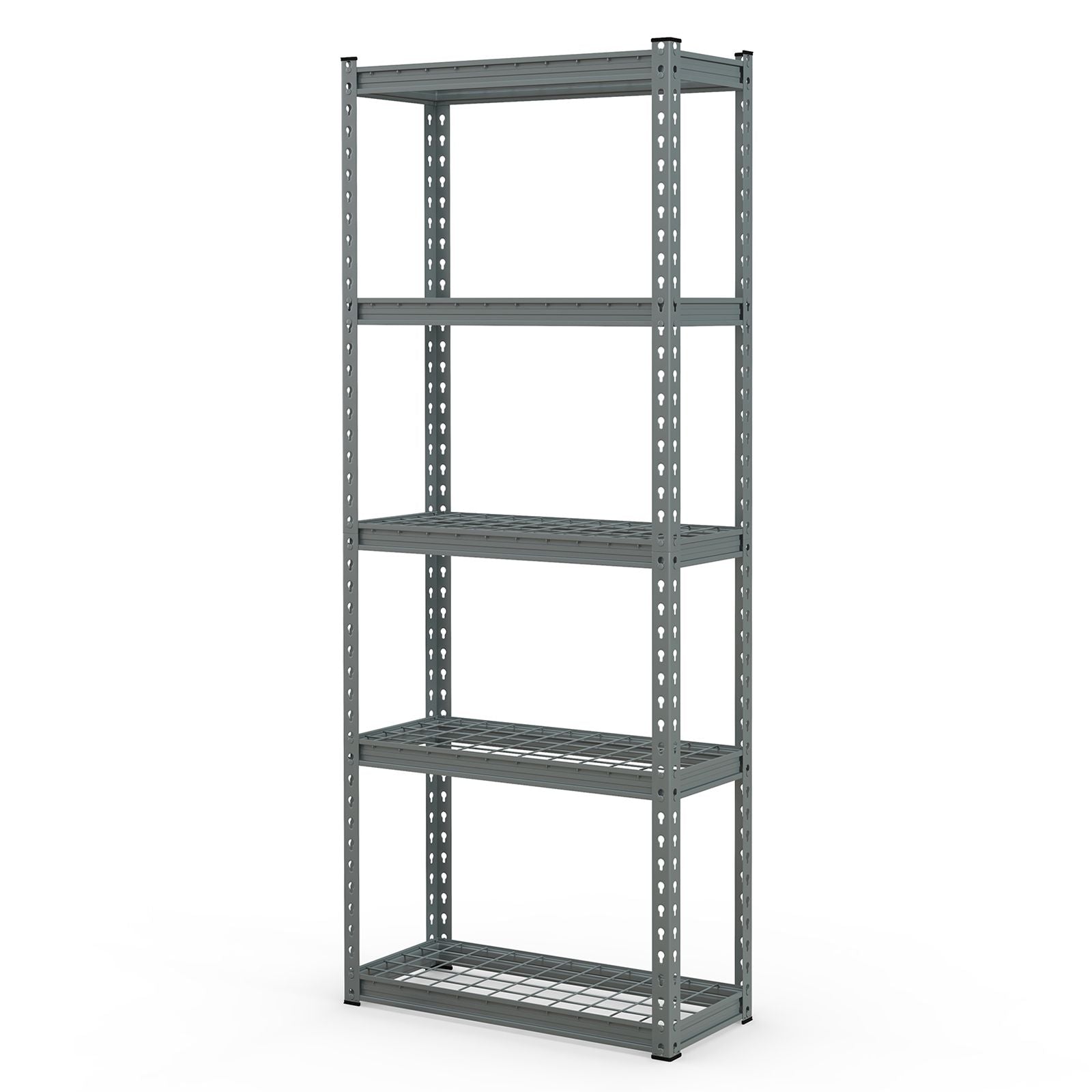 5-Tier Garage Metal Storage Shelves Shelving Unit