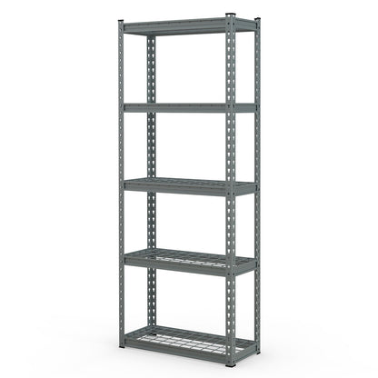 5-Tier Garage Metal Storage Shelves Shelving Unit